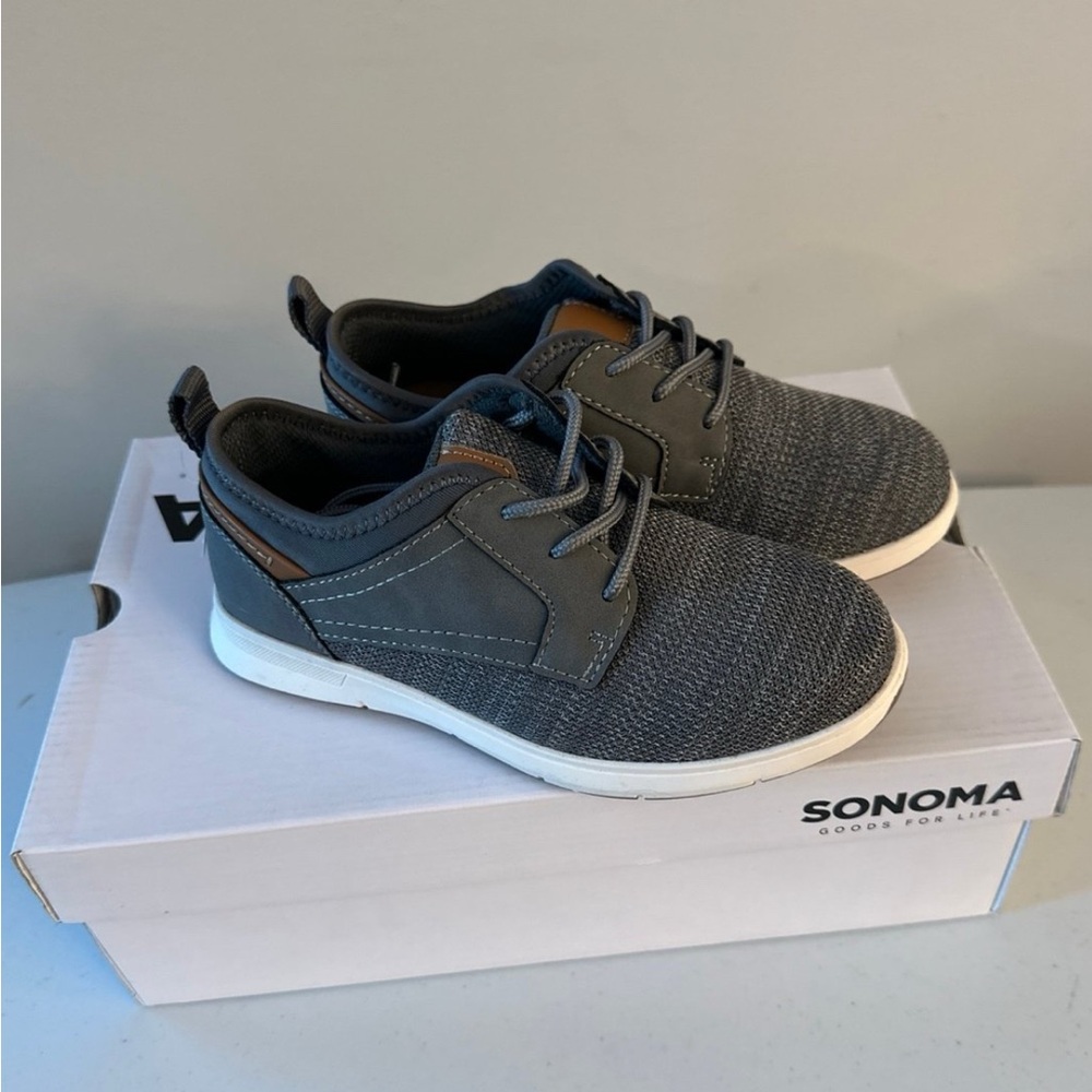 Sonoma  Boys Gray Casual Sneakers size 13